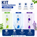 Kit Odontológico para Adultos - Estuche Portátil de Cuidado Oral