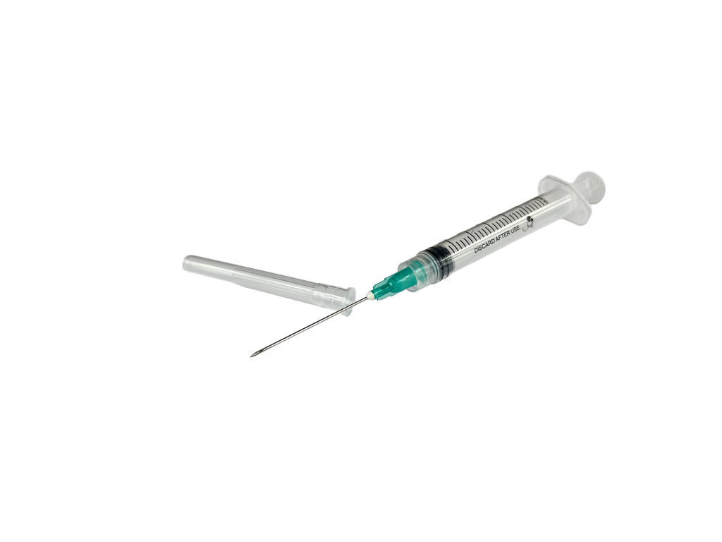 Jeringas Esteriles de 3ml/21G x 100 UND