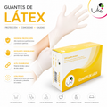 Caja de Guantes de Látex con Polvo (100 Unidades)