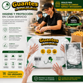 Guantes de Manipulación Desechables Multiusos (Paquete x 100 Unidades)