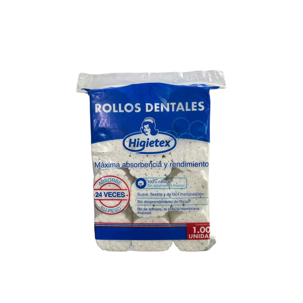 Rollos Dentales higietex  (X 1000 unds)