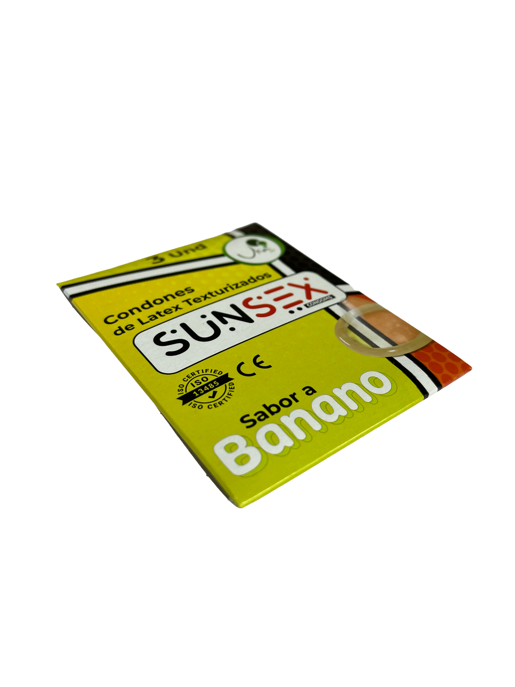 Condones Texturizados Con Sabores SUNSEX   24 X 3 UND