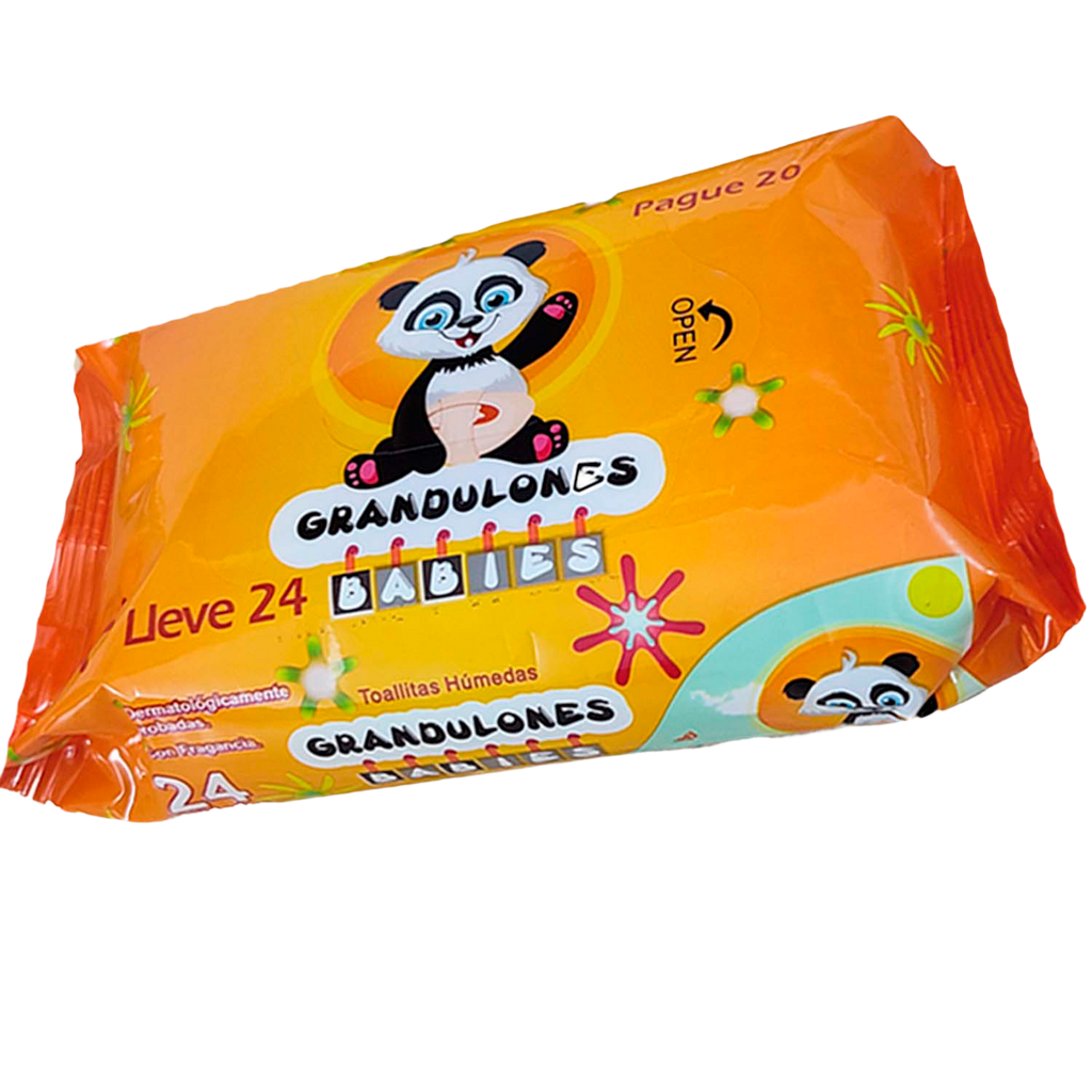 Toallitas húmedas Grandulones BABIES x 24
