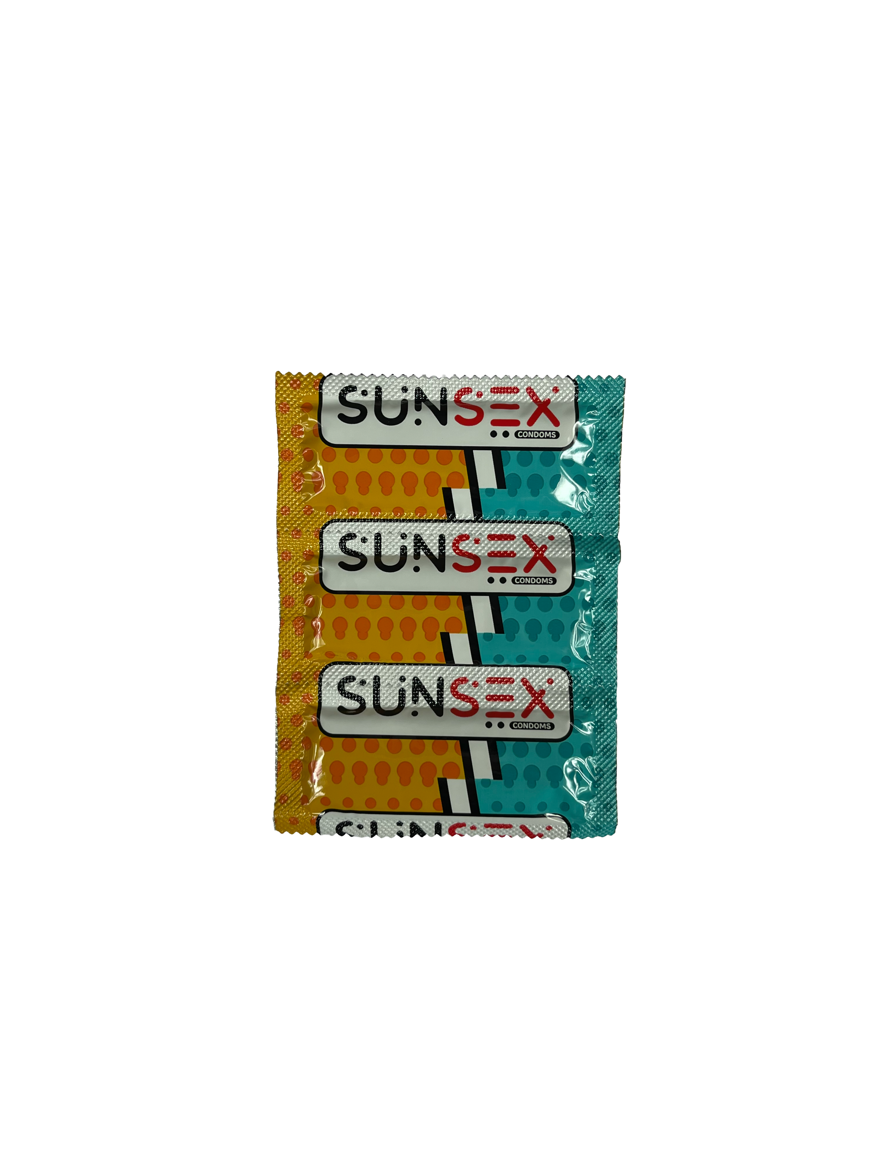 Condones Texturizados Con Sabores SUNSEX   24 X 3 UND