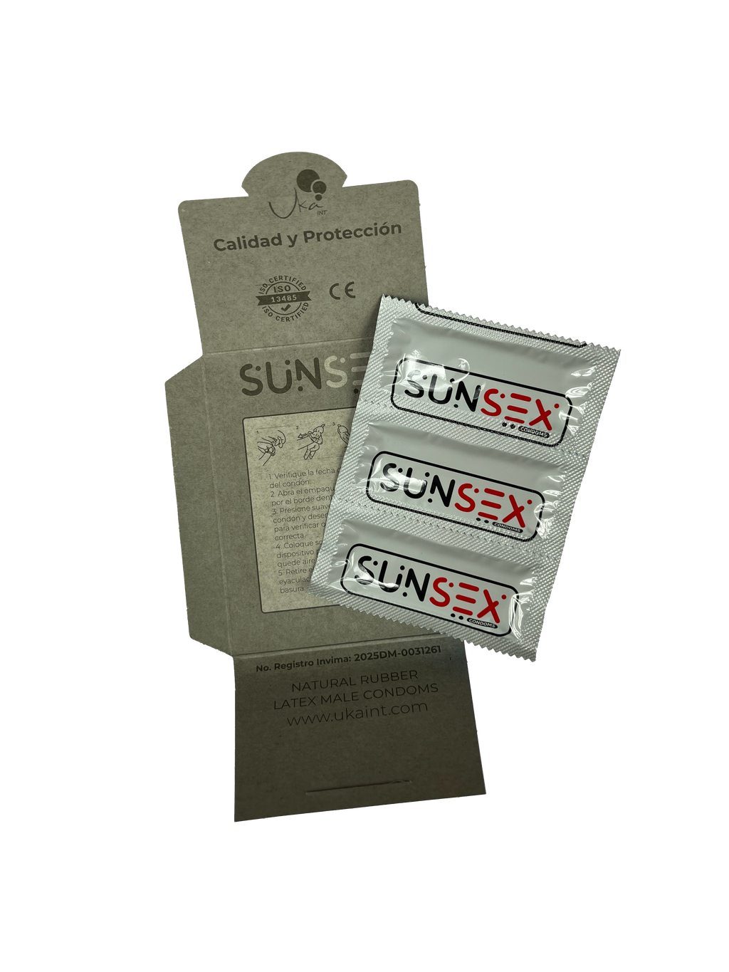 Condones Planos x 60 Und -SUNSEX