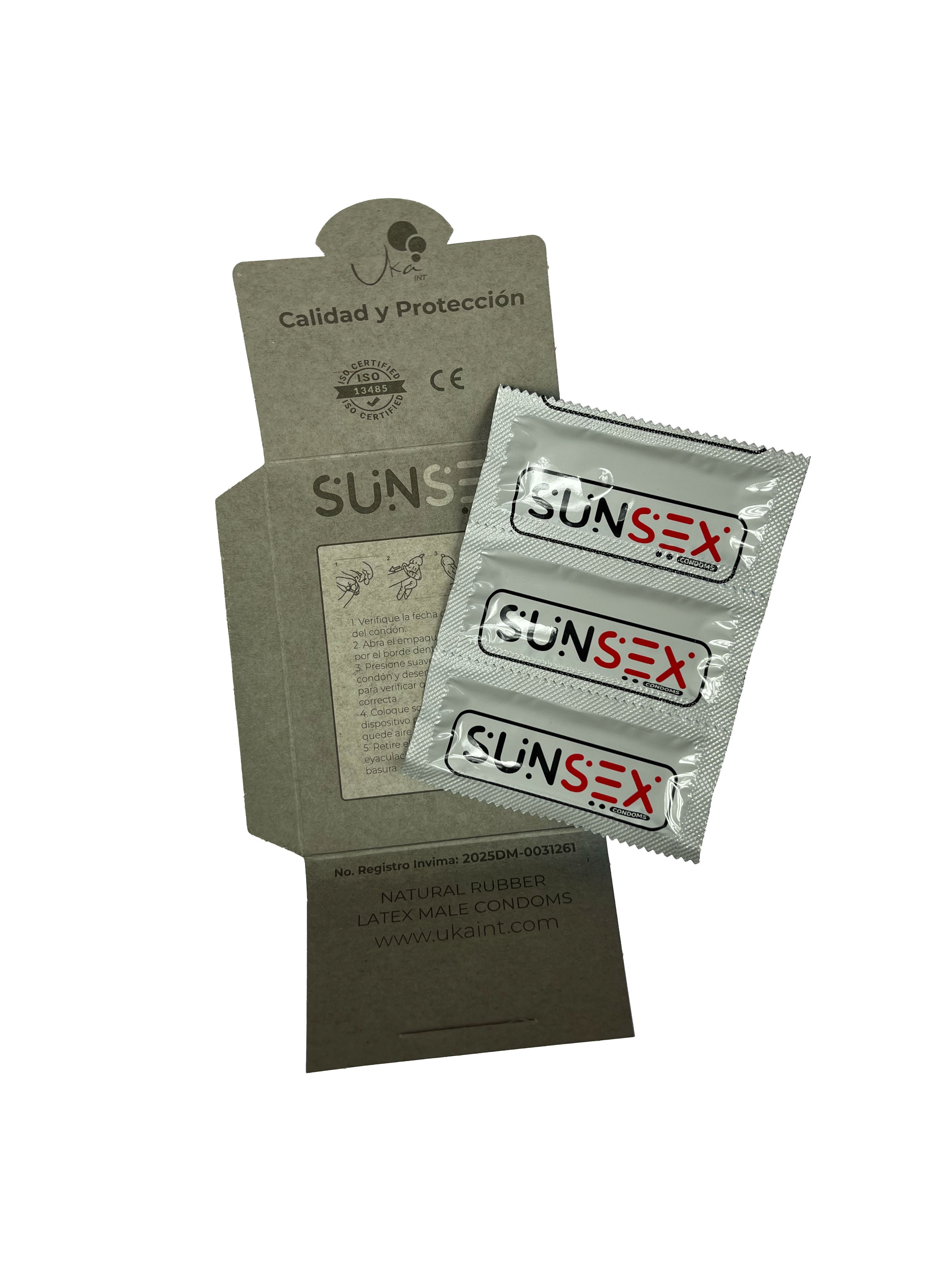 Condones Planos x 60 Und -SUNSEX