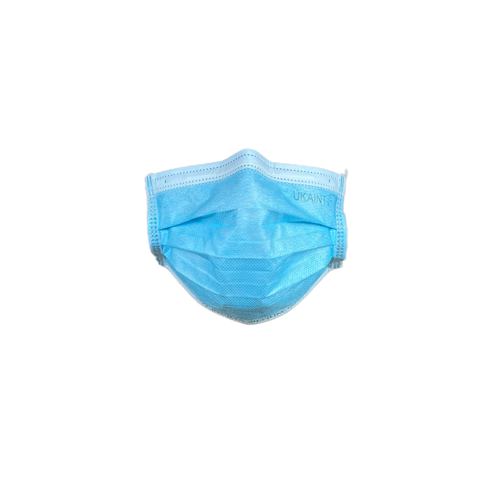Tapabocas Azul sin Empaque Individual x 50 UND
