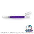 Cepillo interdental doble punta