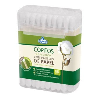 Copitos Ecológicos con Palillo de Papel - Estuche x 60 Unidades