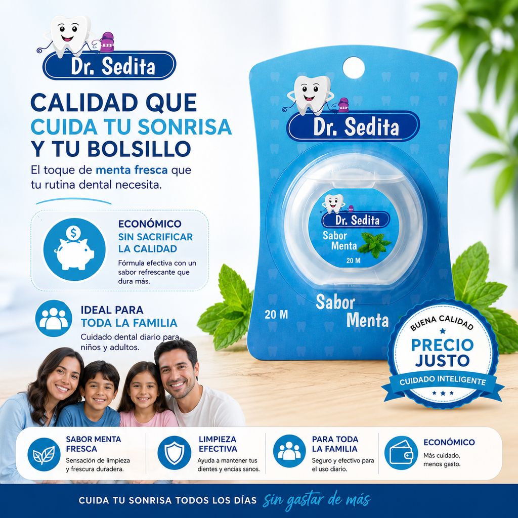 Seda Dental Dr. Sedita - Sabor Menta (20m)