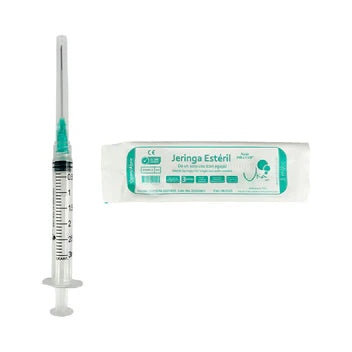 Jeringas Esteriles de 3ml/21G x 100 UND