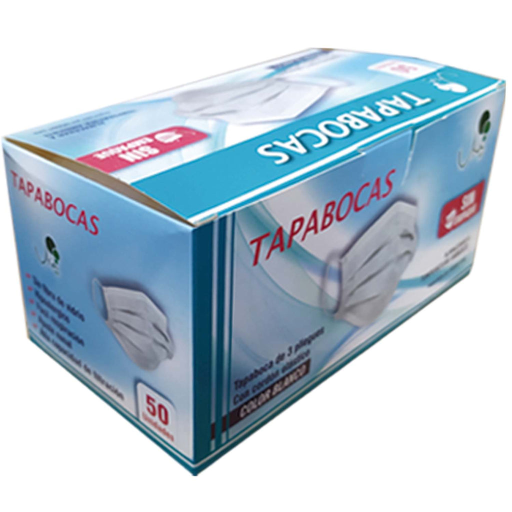 Tapabocas Azul sin Empaque Individual x 50 UND